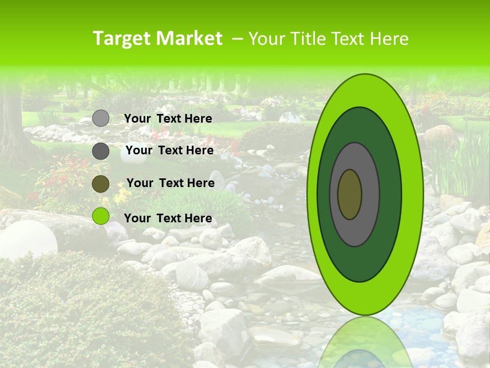 Bloom Water Decoration PowerPoint Template