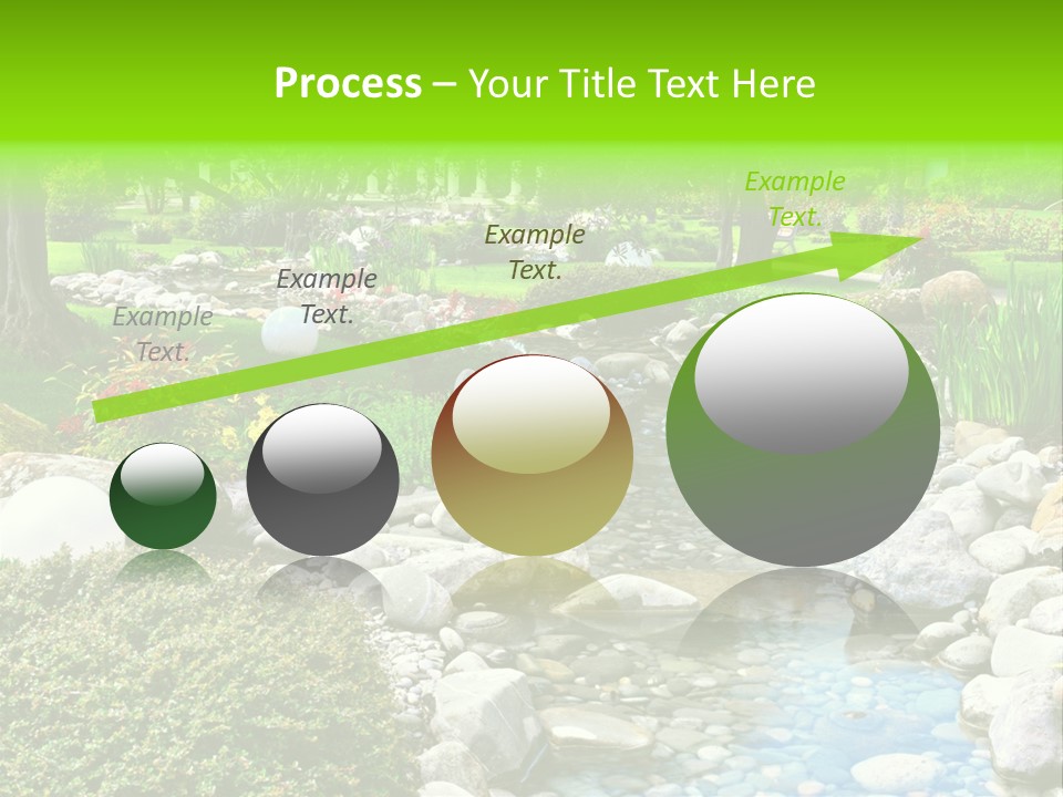 Bloom Water Decoration PowerPoint Template