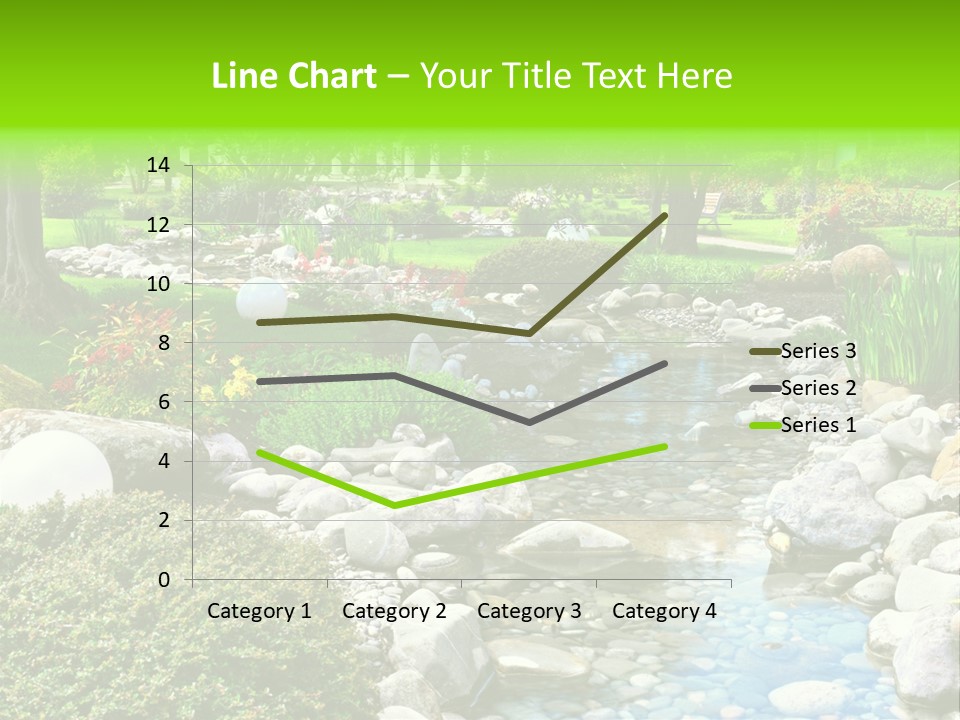 Bloom Water Decoration PowerPoint Template