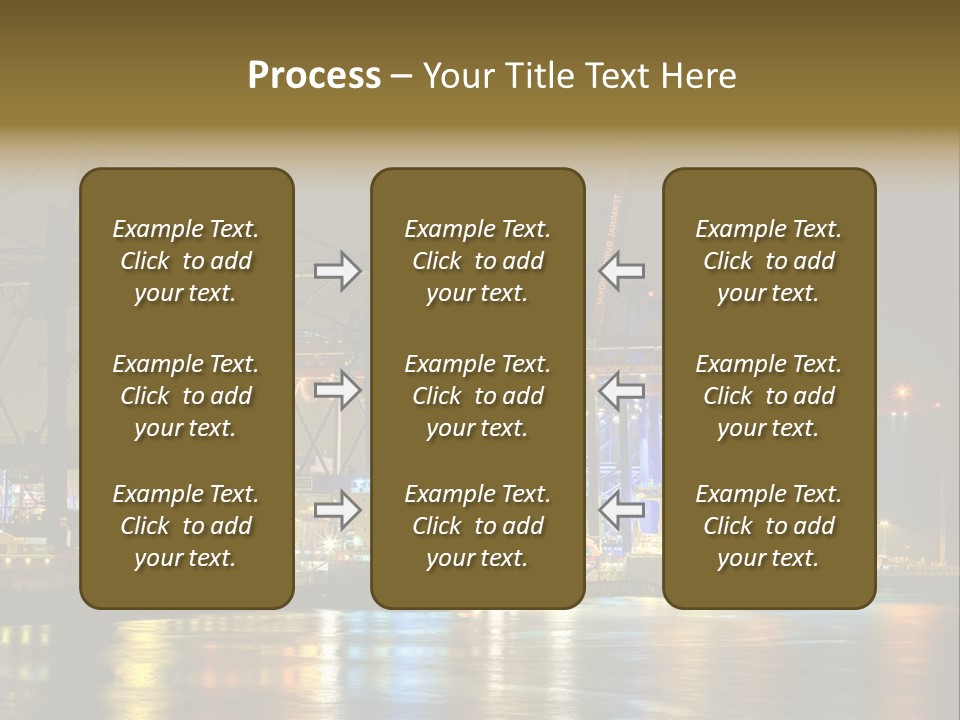 Big Import Boat PowerPoint Template