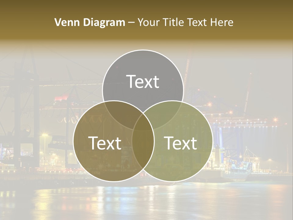 Big Import Boat PowerPoint Template