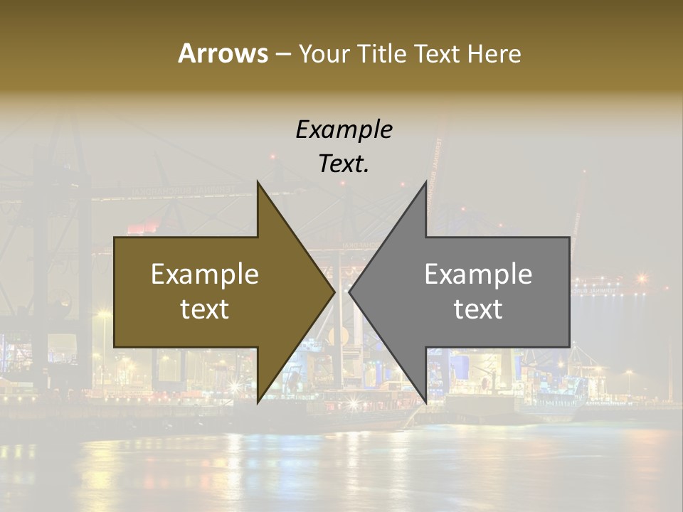 Big Import Boat PowerPoint Template