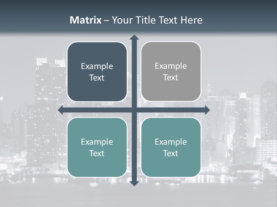 Metropolitan Business Sky PowerPoint Template