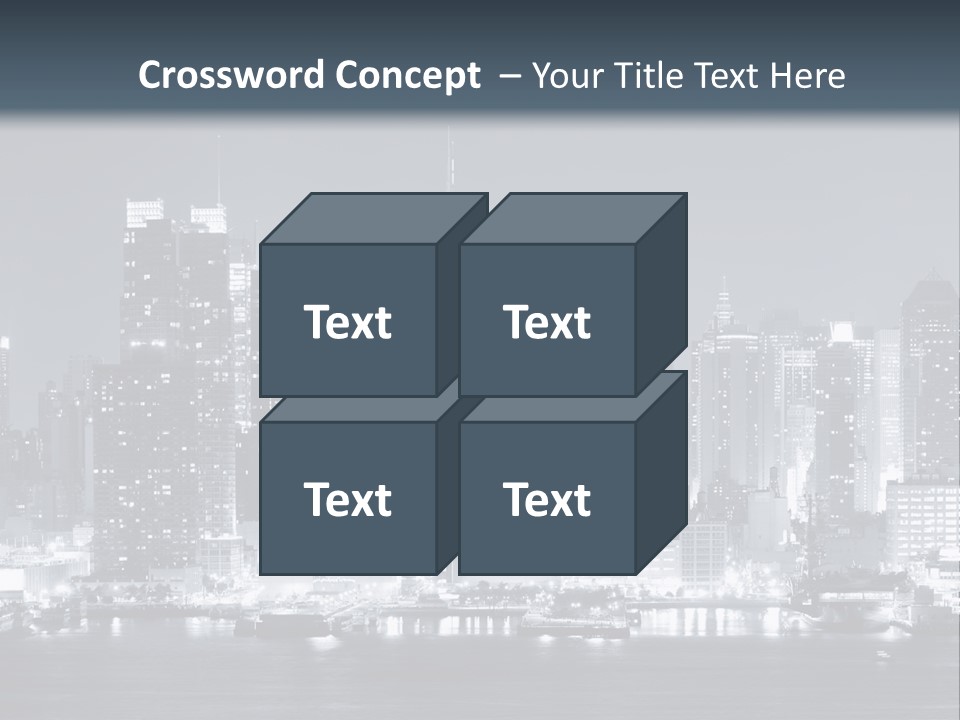 Metropolitan Business Sky PowerPoint Template