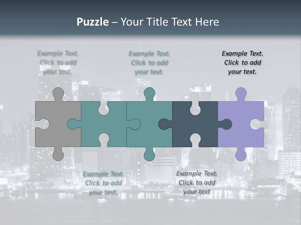 Metropolitan Business Sky PowerPoint Template