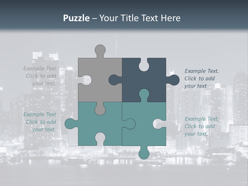 Metropolitan Business Sky PowerPoint Template