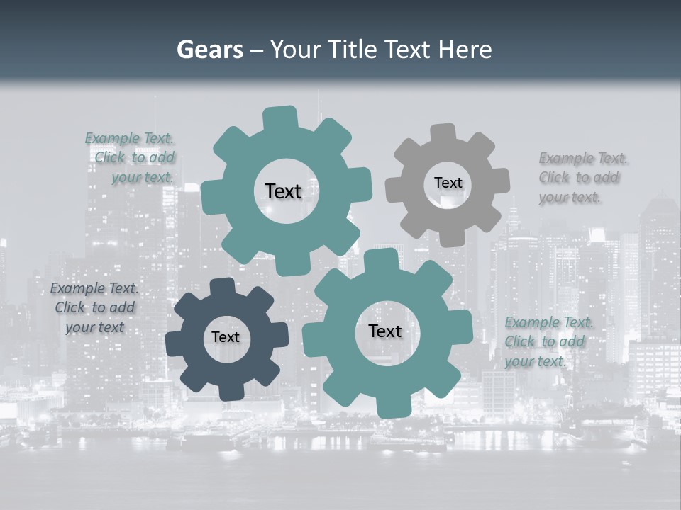 Metropolitan Business Sky PowerPoint Template