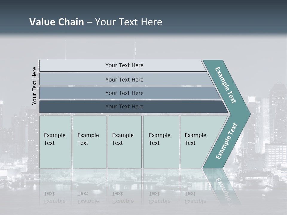 Metropolitan Business Sky PowerPoint Template