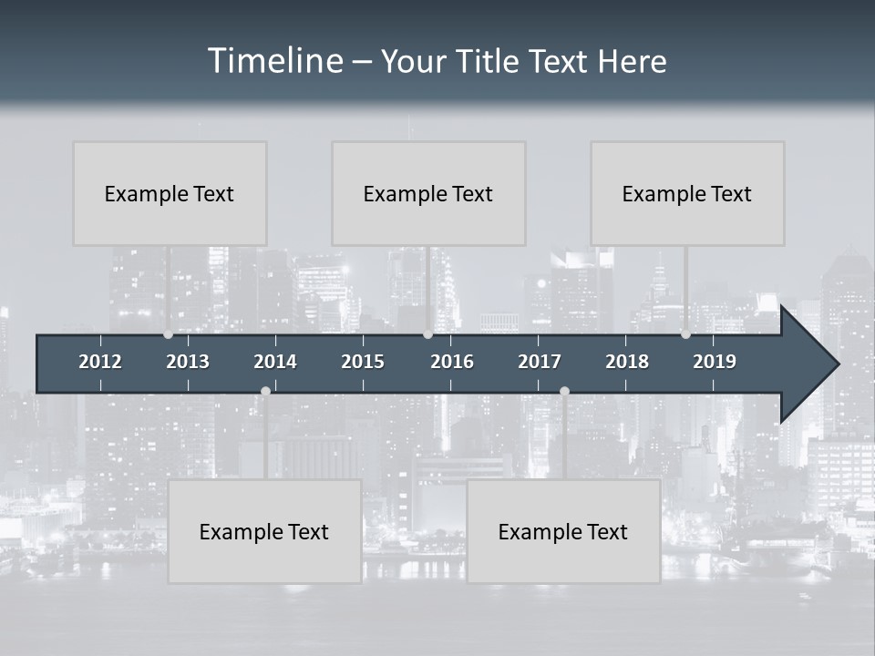 Metropolitan Business Sky PowerPoint Template