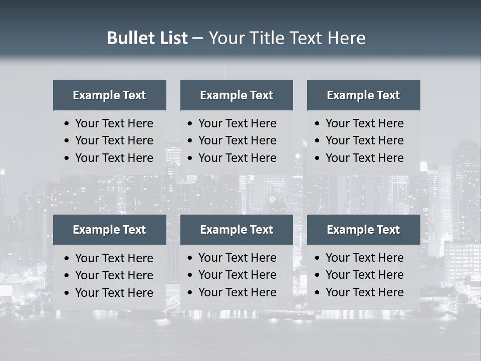 Metropolitan Business Sky PowerPoint Template