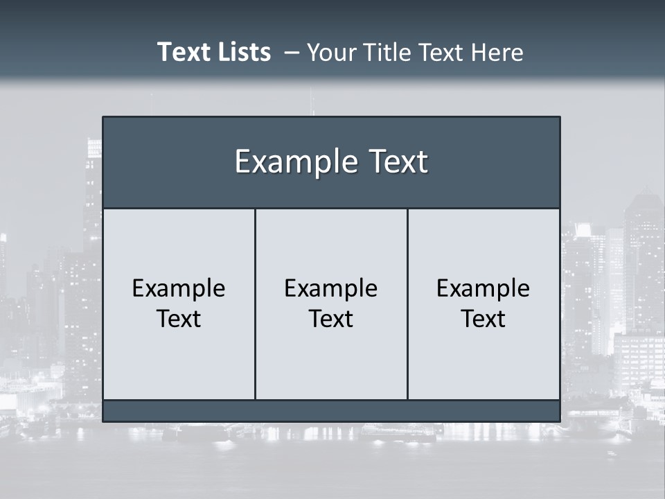 Metropolitan Business Sky PowerPoint Template