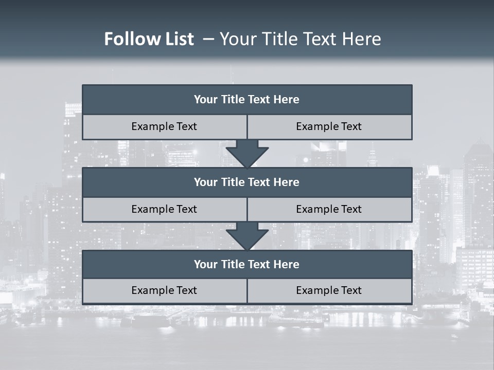 Metropolitan Business Sky PowerPoint Template