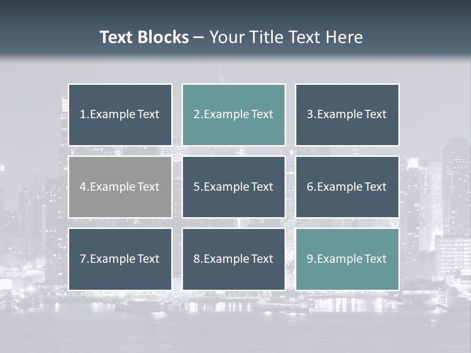 Metropolitan Business Sky PowerPoint Template