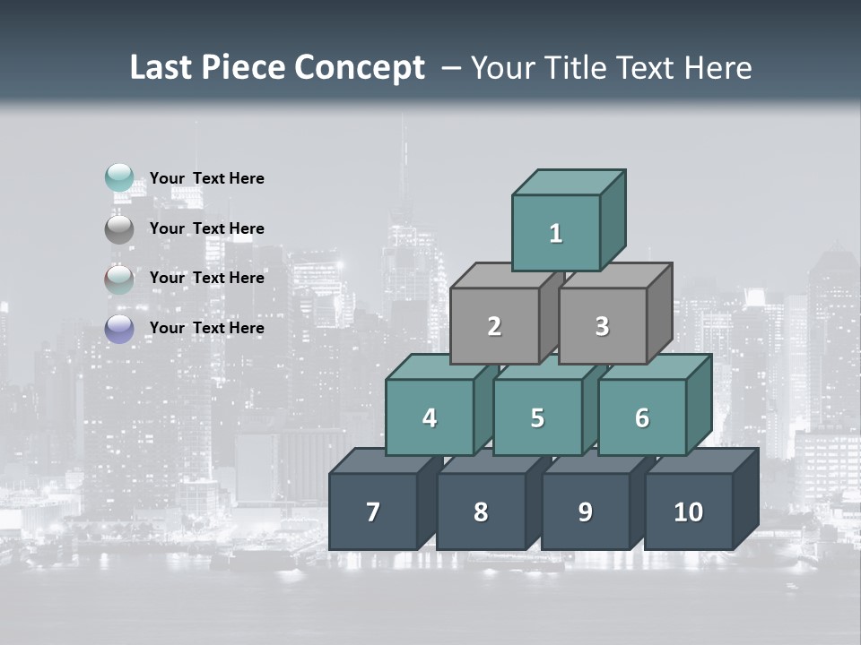 Metropolitan Business Sky PowerPoint Template