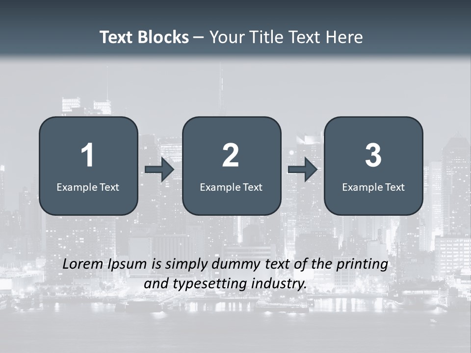 Metropolitan Business Sky PowerPoint Template