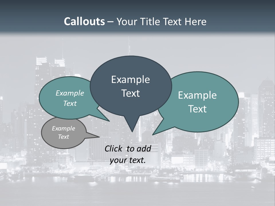 Metropolitan Business Sky PowerPoint Template