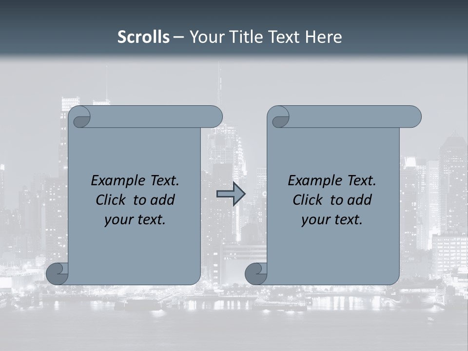 Metropolitan Business Sky PowerPoint Template
