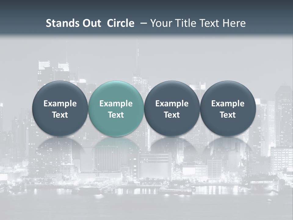 Metropolitan Business Sky PowerPoint Template