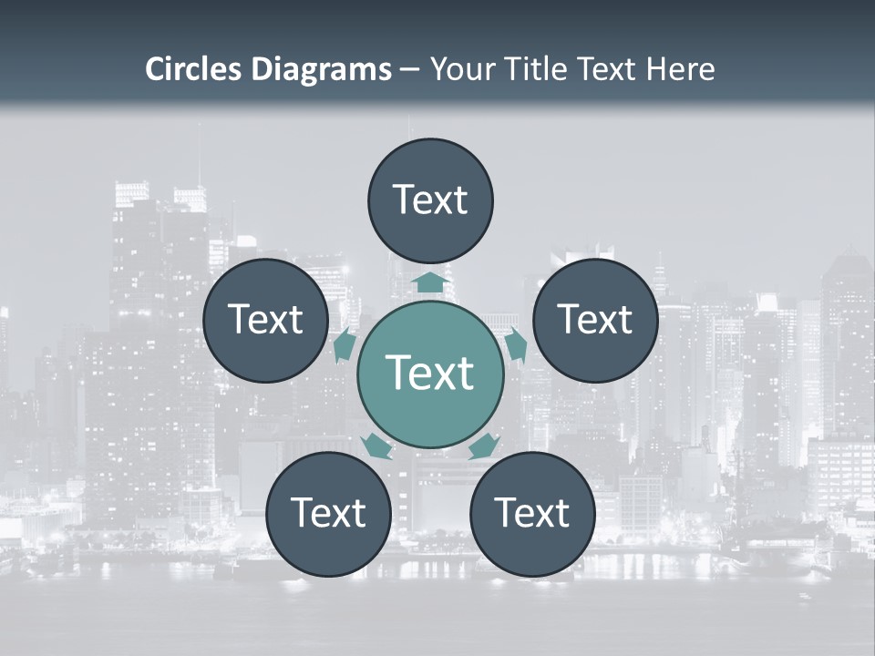 Metropolitan Business Sky PowerPoint Template