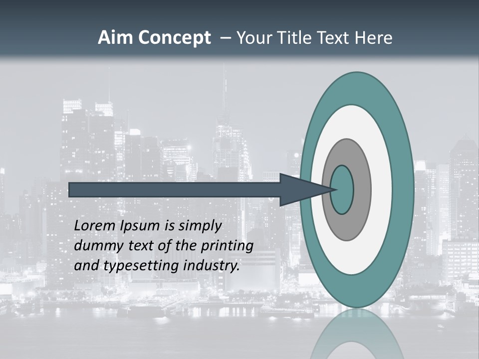 Metropolitan Business Sky PowerPoint Template