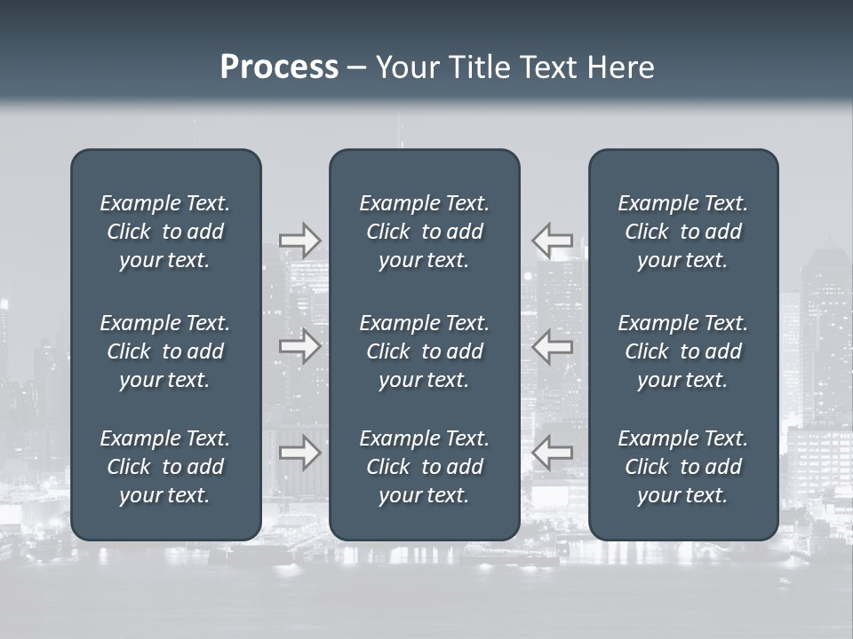 Metropolitan Business Sky PowerPoint Template