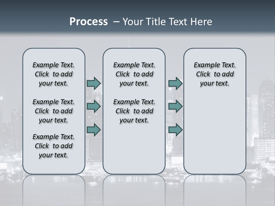 Metropolitan Business Sky PowerPoint Template