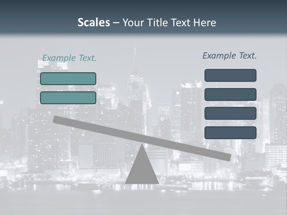 Metropolitan Business Sky PowerPoint Template
