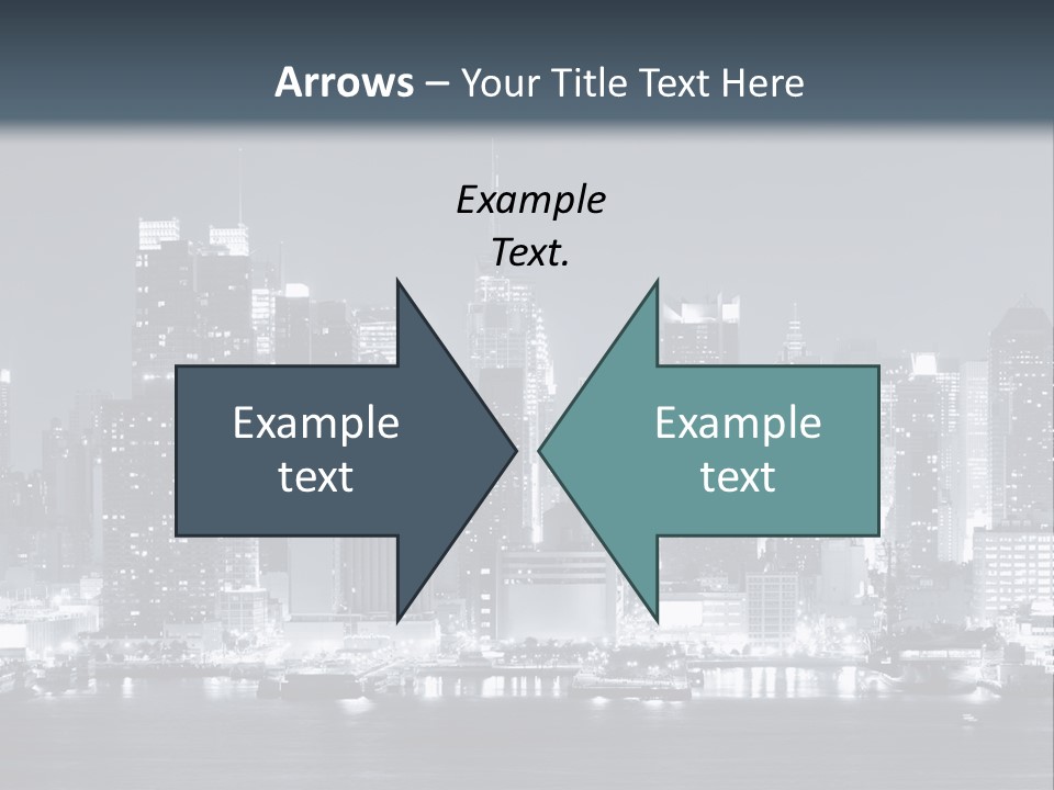 Metropolitan Business Sky PowerPoint Template