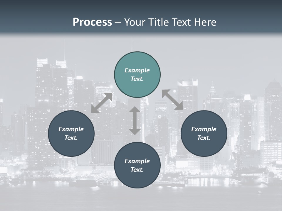 Metropolitan Business Sky PowerPoint Template