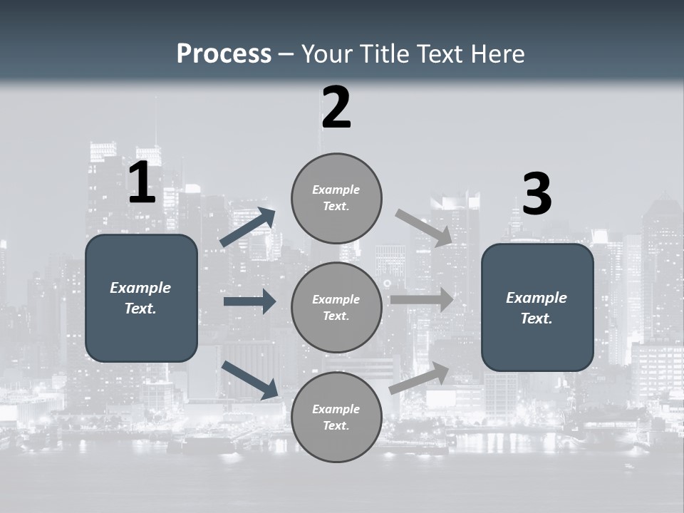Metropolitan Business Sky PowerPoint Template