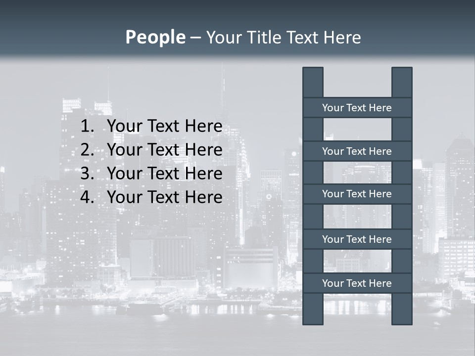 Metropolitan Business Sky PowerPoint Template