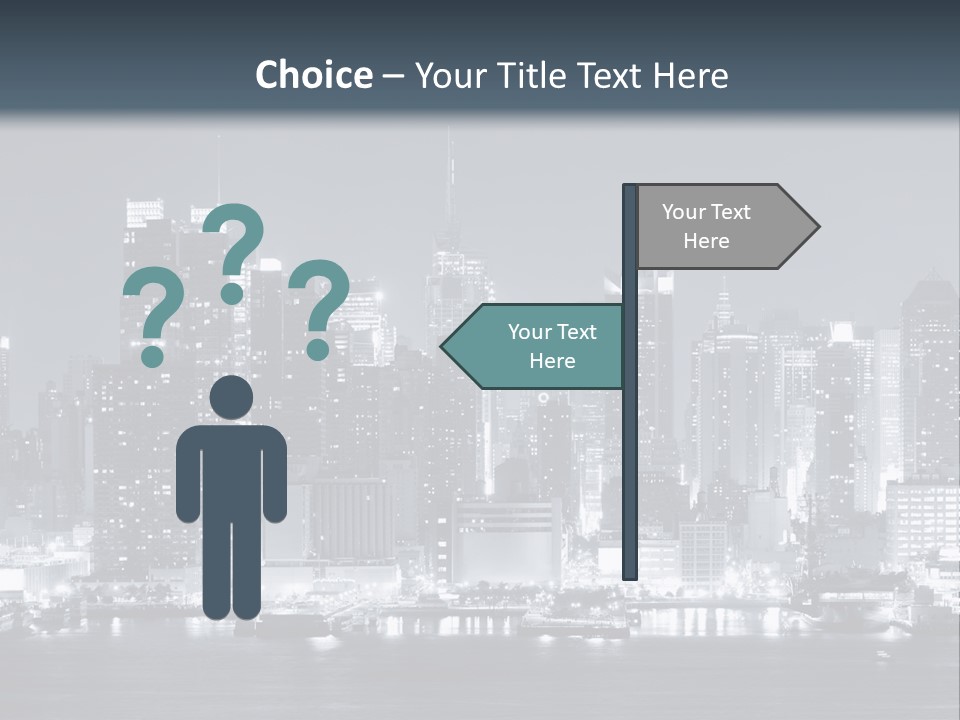 Metropolitan Business Sky PowerPoint Template