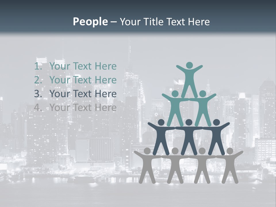 Metropolitan Business Sky PowerPoint Template