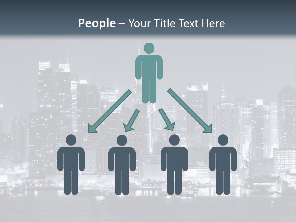 Metropolitan Business Sky PowerPoint Template