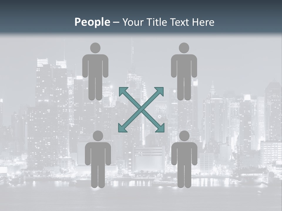 Metropolitan Business Sky PowerPoint Template