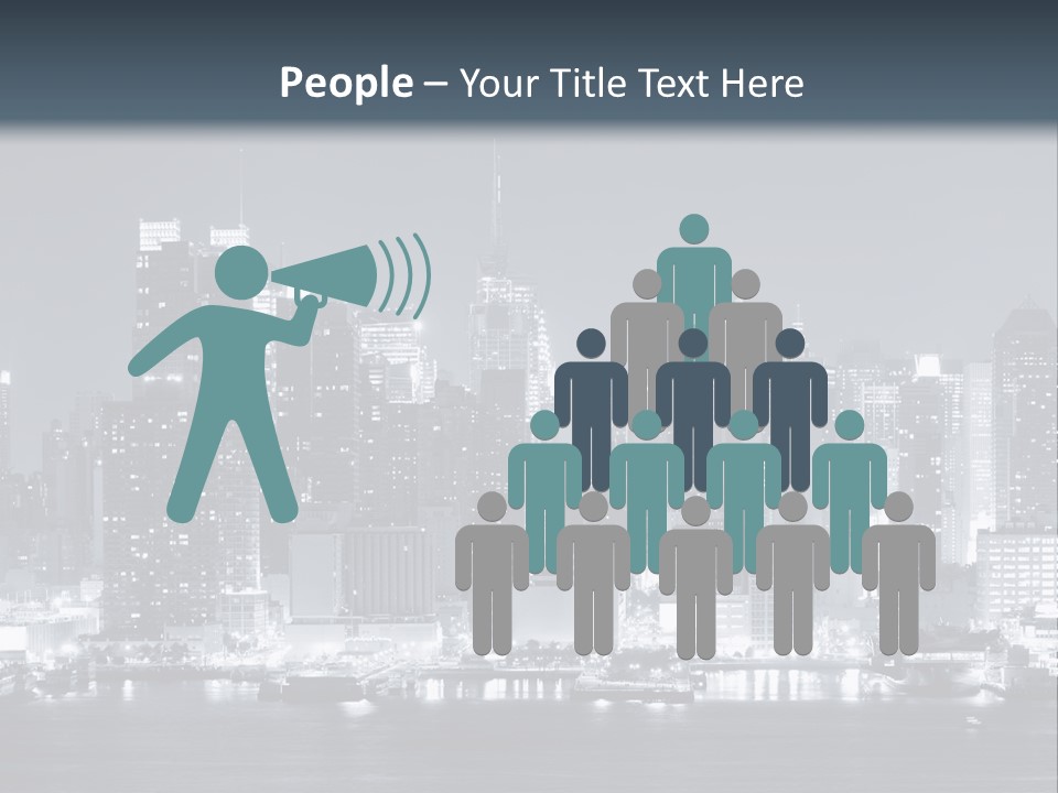 Metropolitan Business Sky PowerPoint Template