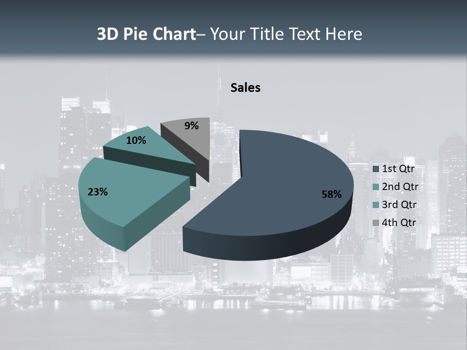 Metropolitan Business Sky PowerPoint Template