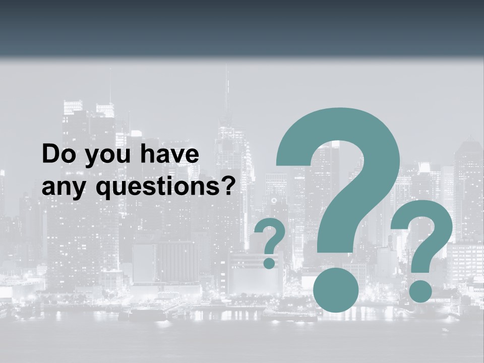 Metropolitan Business Sky PowerPoint Template