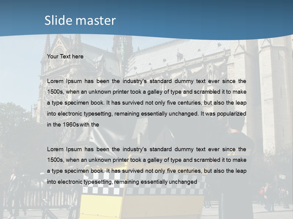 Summer France Destination PowerPoint Template