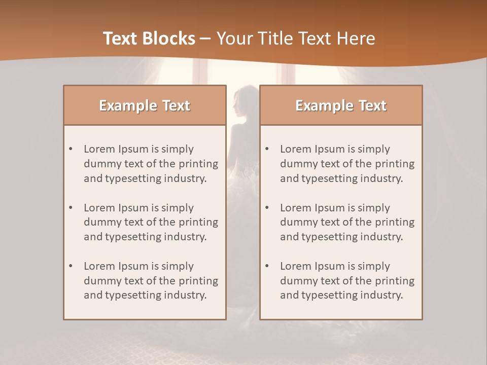 Elegance Horizontal Clothing PowerPoint Template