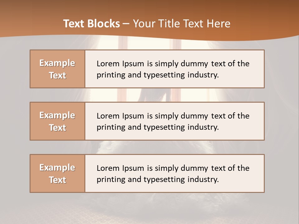 Elegance Horizontal Clothing PowerPoint Template