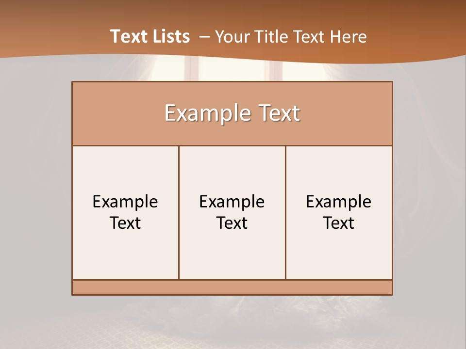 Elegance Horizontal Clothing PowerPoint Template