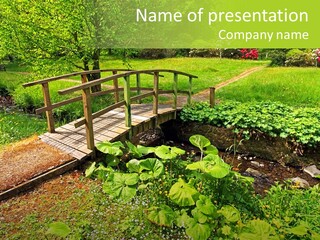 Landscaping Fresh Growth PowerPoint Template