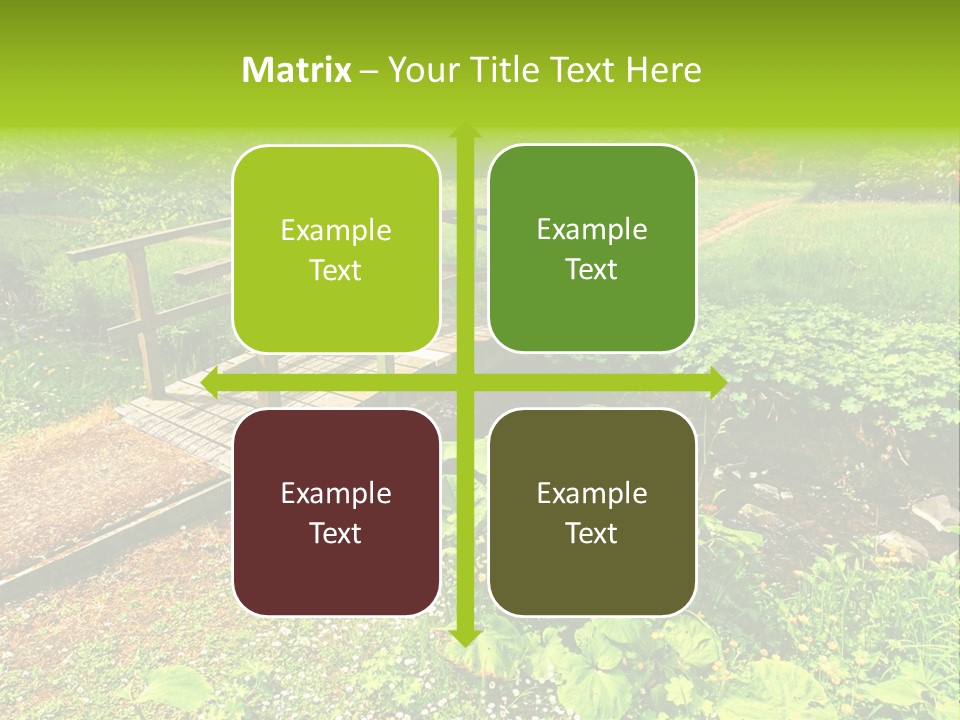 Landscaping Fresh Growth PowerPoint Template
