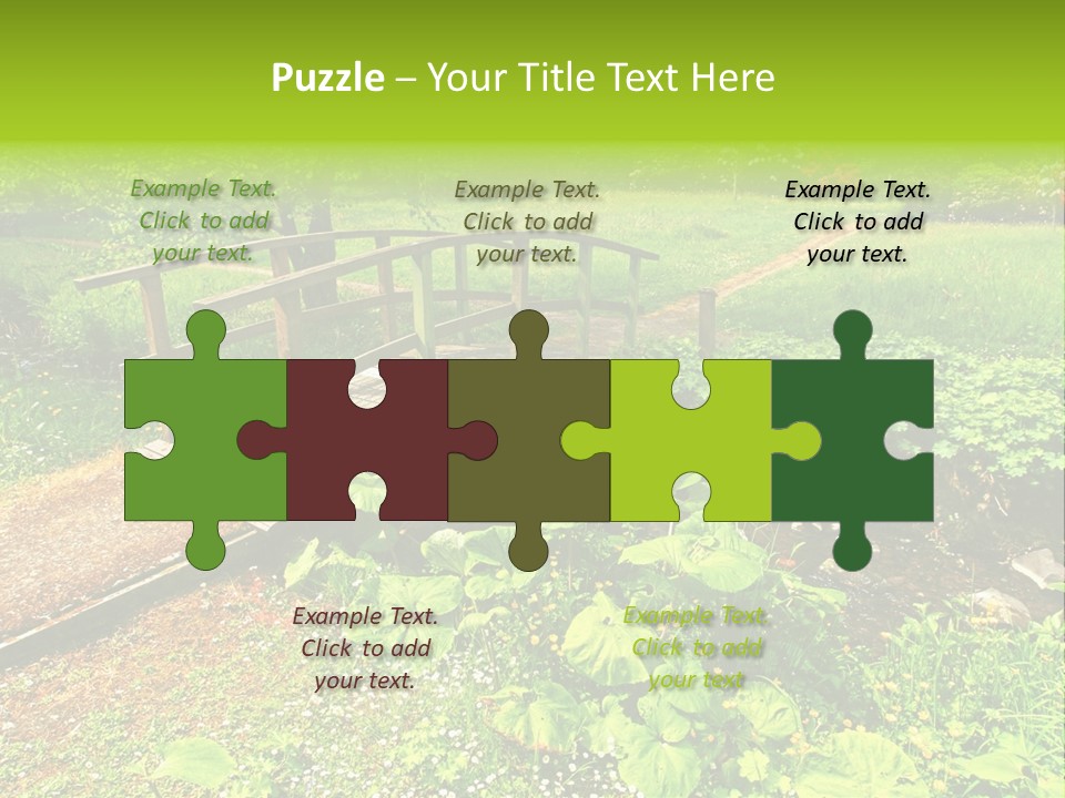 Landscaping Fresh Growth PowerPoint Template