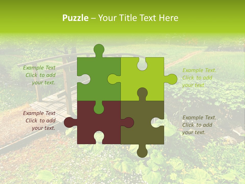 Landscaping Fresh Growth PowerPoint Template