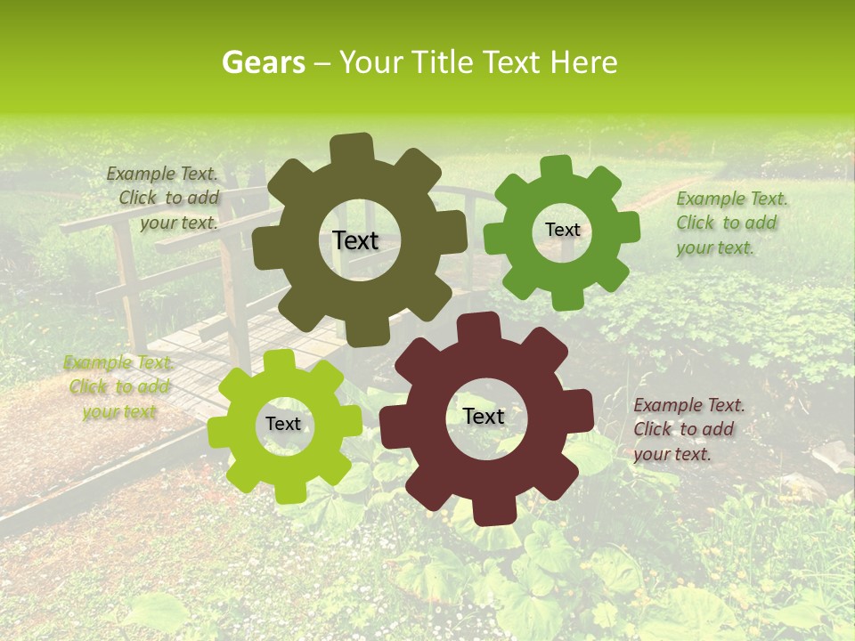 Landscaping Fresh Growth PowerPoint Template