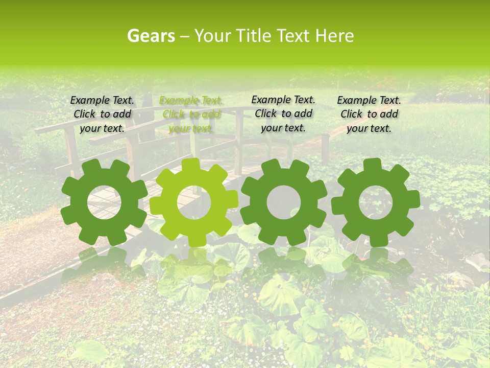 Landscaping Fresh Growth PowerPoint Template