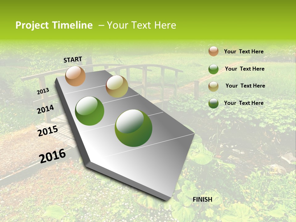 Landscaping Fresh Growth PowerPoint Template
