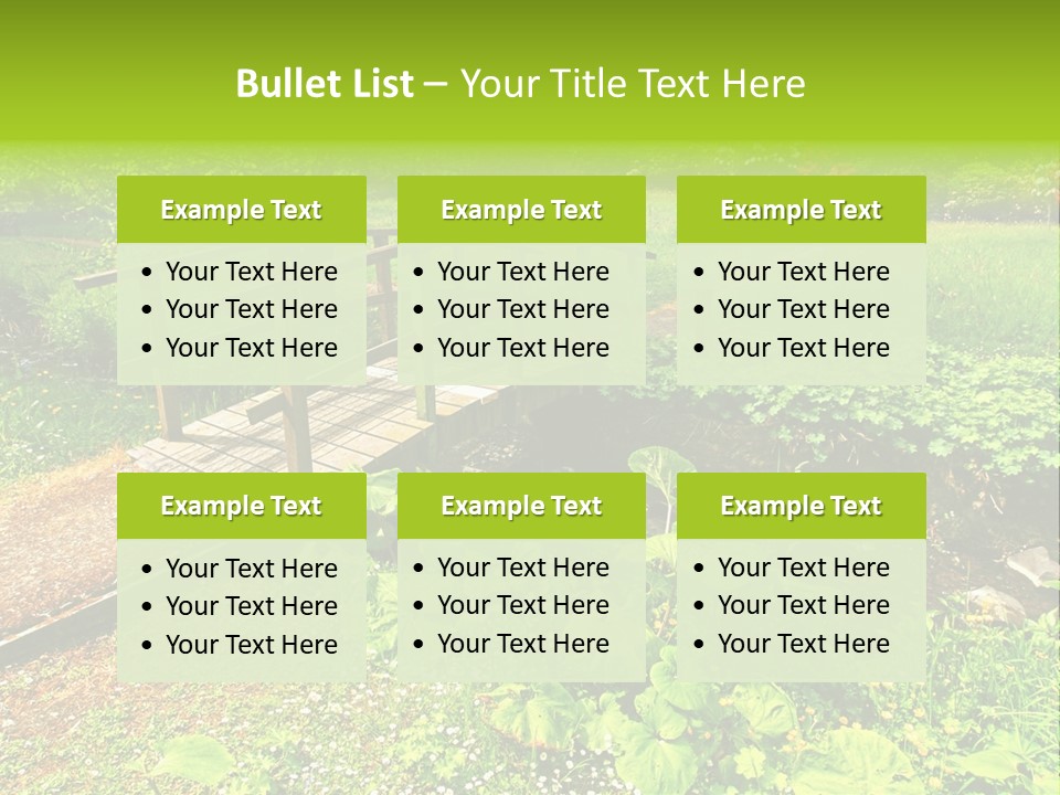 Landscaping Fresh Growth PowerPoint Template